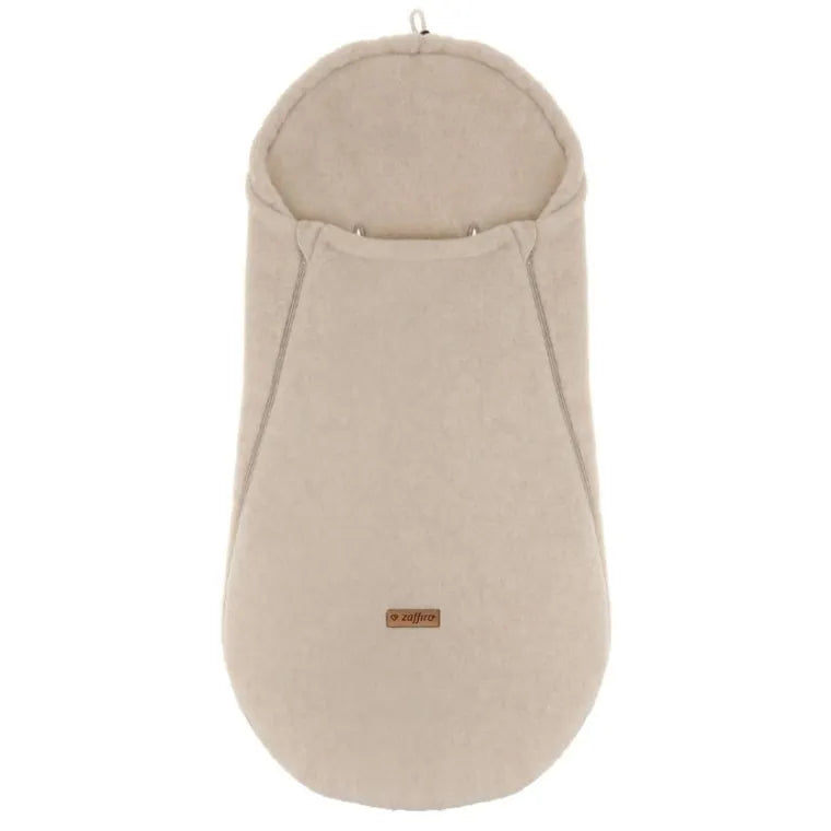 Zaffiro, Mini Sierra, śpiworek wełniany, beige, 0-18 m