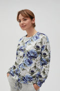 Bluza damska, niebieska, Moodo