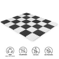 Kinderkraft, Luno, mata piankowa, puzzle, Black