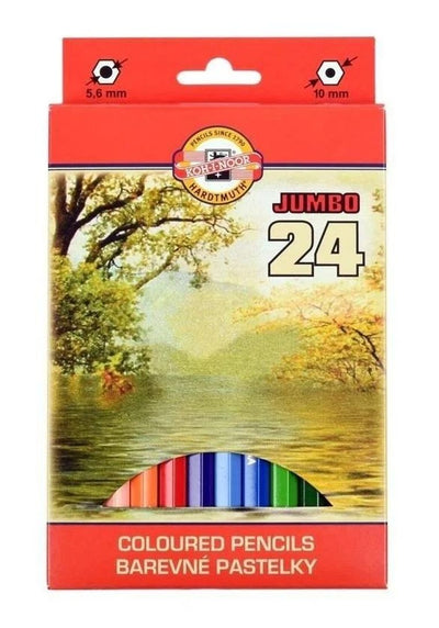 Koh-I-Noor, kredki, Omega Jumbo, 24 kolory