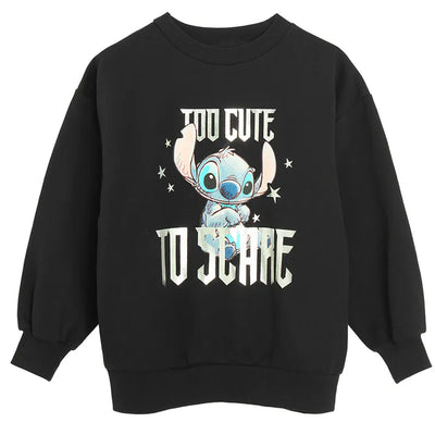 Cool Club, Bluza dziewczęca, czarna, Lilo i Stitch
