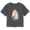 Cool Club, T-shirt dziewczęcy, szary