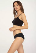 Majtki figi damskie, czarne, Bikini Ultra Comfort, Gatta