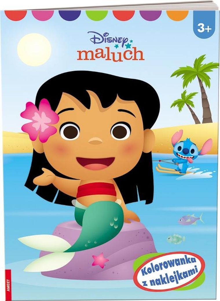 Disney maluch. Kolorowanka z naklejkami