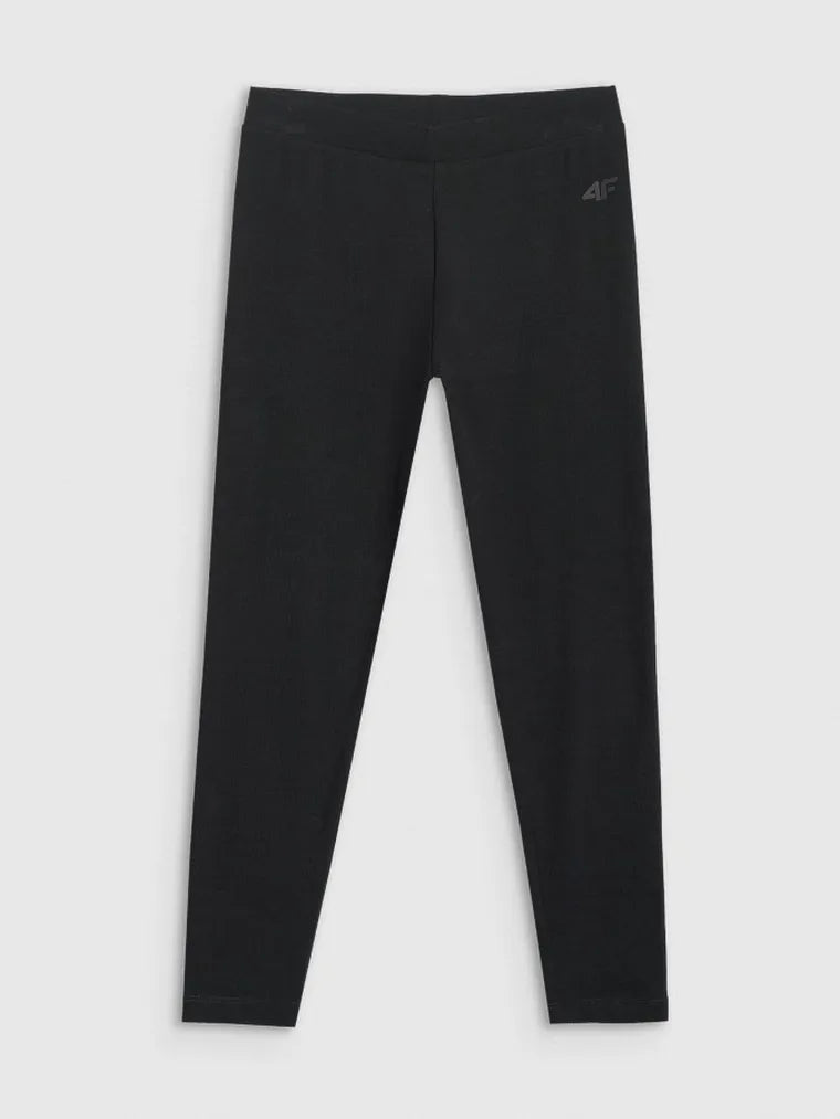 Legginsy dziewczęce, czarne, 4F