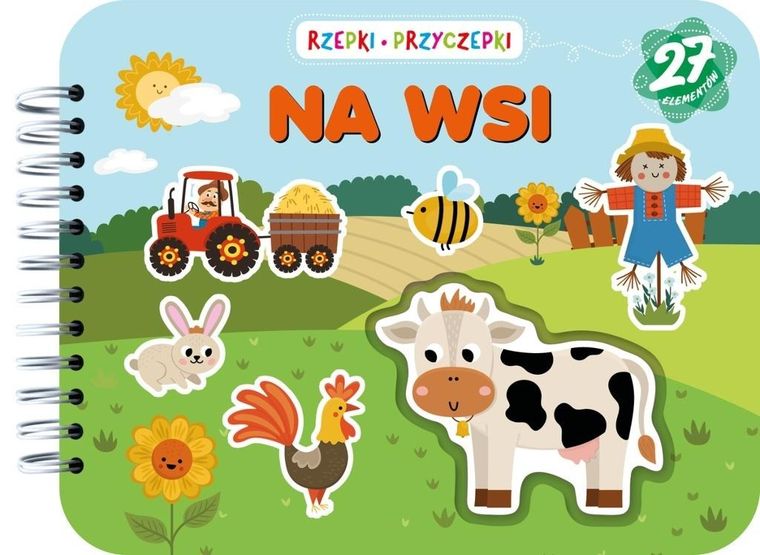 Na wsi. Rzepki-przyczepki