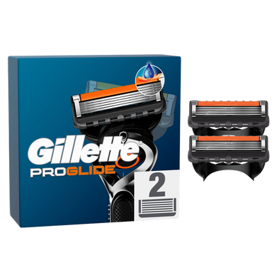 Gillette, Fusion ProGlide, wymienne ostrza do maszynki do golenia, 2 szt.