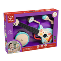 Hape, zestaw muzyczny 4w1, zabawka drewniana