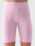 Legginsy dziewczęce, kolarki, różowe, 4F