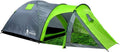 Enero Camp, namiot 4 osobowy cool czarno-zielony Camp