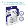 Chicco, kosz na pieluchy, teleskopowy, oliwkowy + worki