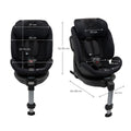Kinderkraft, Xrider 2, fotelik samochodowy, Black, 40-150 cm