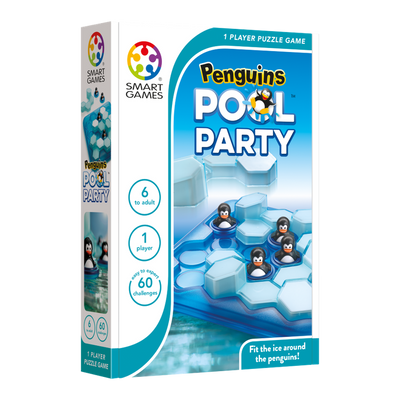 Smart Games, Penguins Pool Party, wersja angielska, gra logiczna