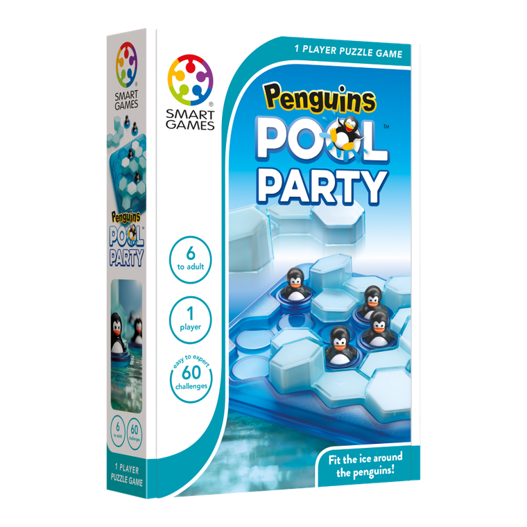 Smart Games, Penguins Pool Party, wersja angielska, gra logiczna