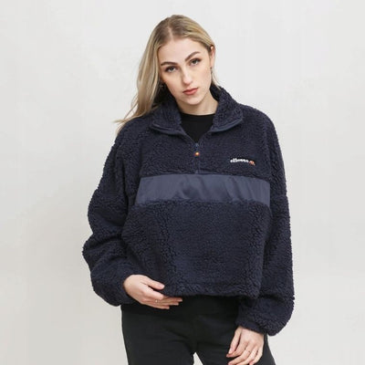 Bluza damska, polarowa, granatowa, Ellesse