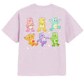 Cool Club, T-shirt dziewczęcy, oversize, fioletowy, Troskliwe Misie