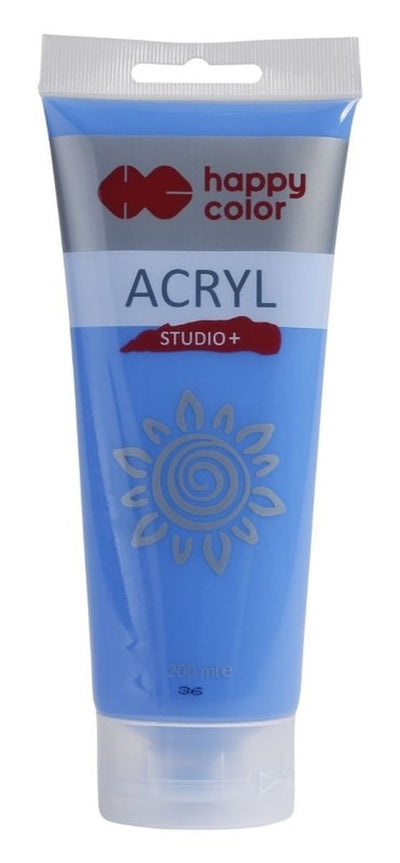 Happy Color, Studio, farba akrylowa, 200 ml, kobaltowy