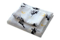 Tup Tup, Premium, pieluszka bambusowa, 120x120 i 60x60 cm, 100% wiskoza bambusowa, druk, 2 szt.