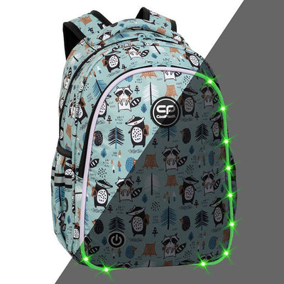 CoolPack, Jimmy LED, plecak szkolny, 2-komorowy, Shoppy