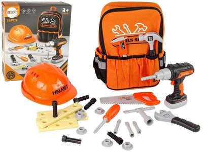 Lean Toys, zestaw majsterkowicza w plecaku