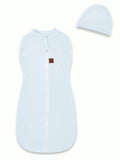 MimiNu, Soft, fasolka, poduszka do karmienia, na suwak, baby blue
